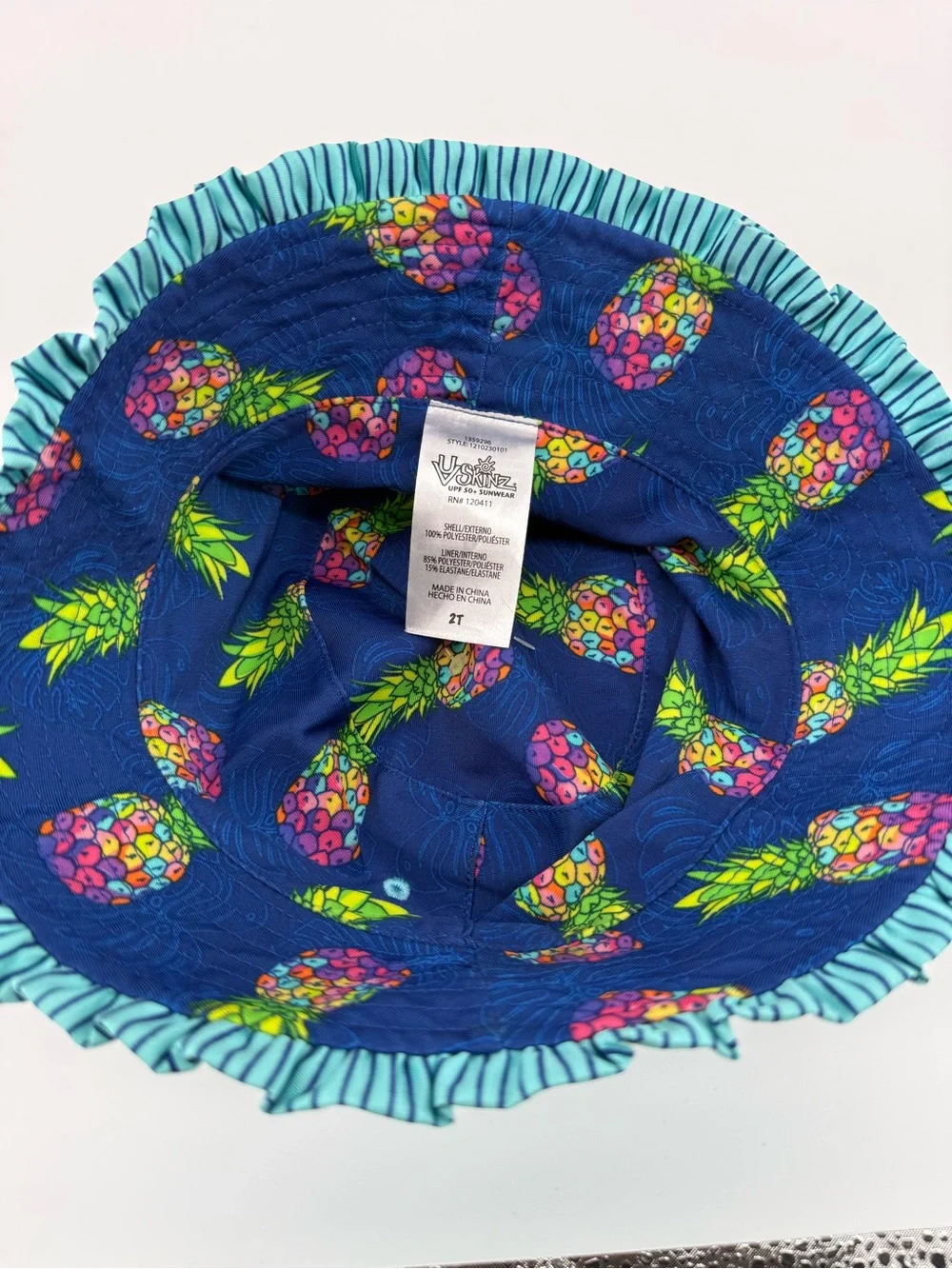 UV‎ Skinz Girl's Reversible Hat, UPF 50+ Sun Protection, 2T